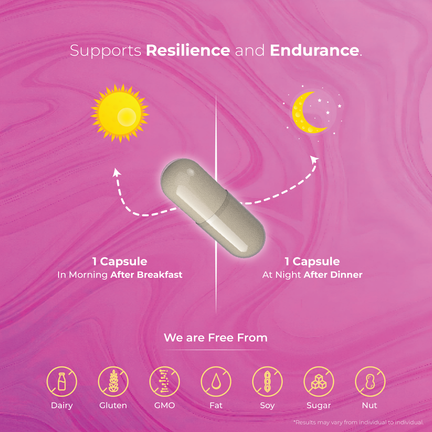 InYou Desire Mood & Wellness Supplement for Her - 60 Veg Caps